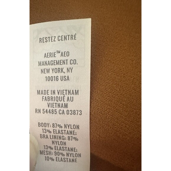 OFFLINE By Aerie Real Me Medium Support Padded Bra Burnt Orange SMALL NWT - Picture 6 of 8